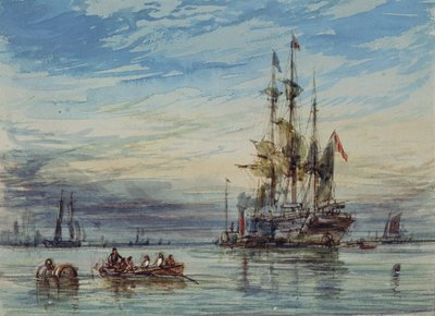 Shipping, 19th century by George the Elder Chambers
